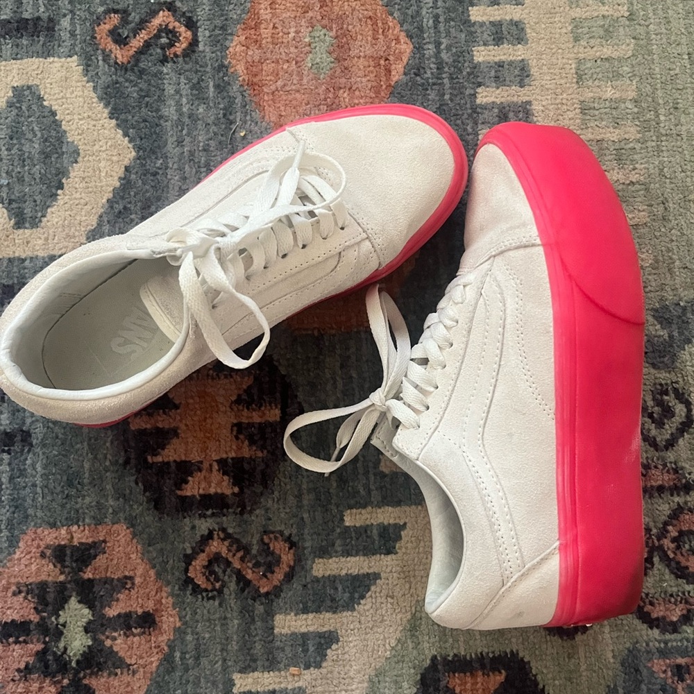 Hot Pink Platform Vans